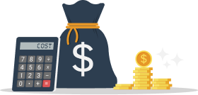 追加料金なしを示すアイコン