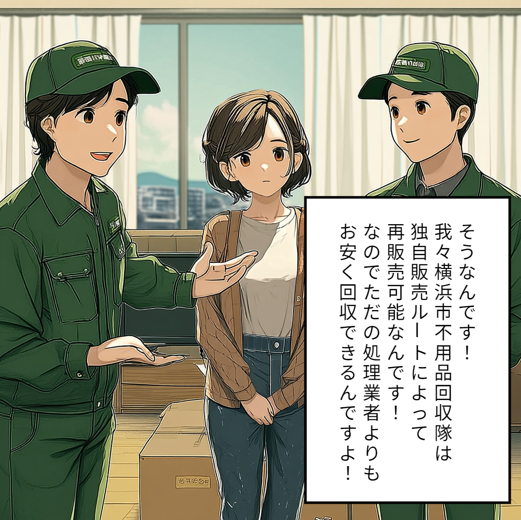 横浜市不用品回収隊 体験漫画 12枚目