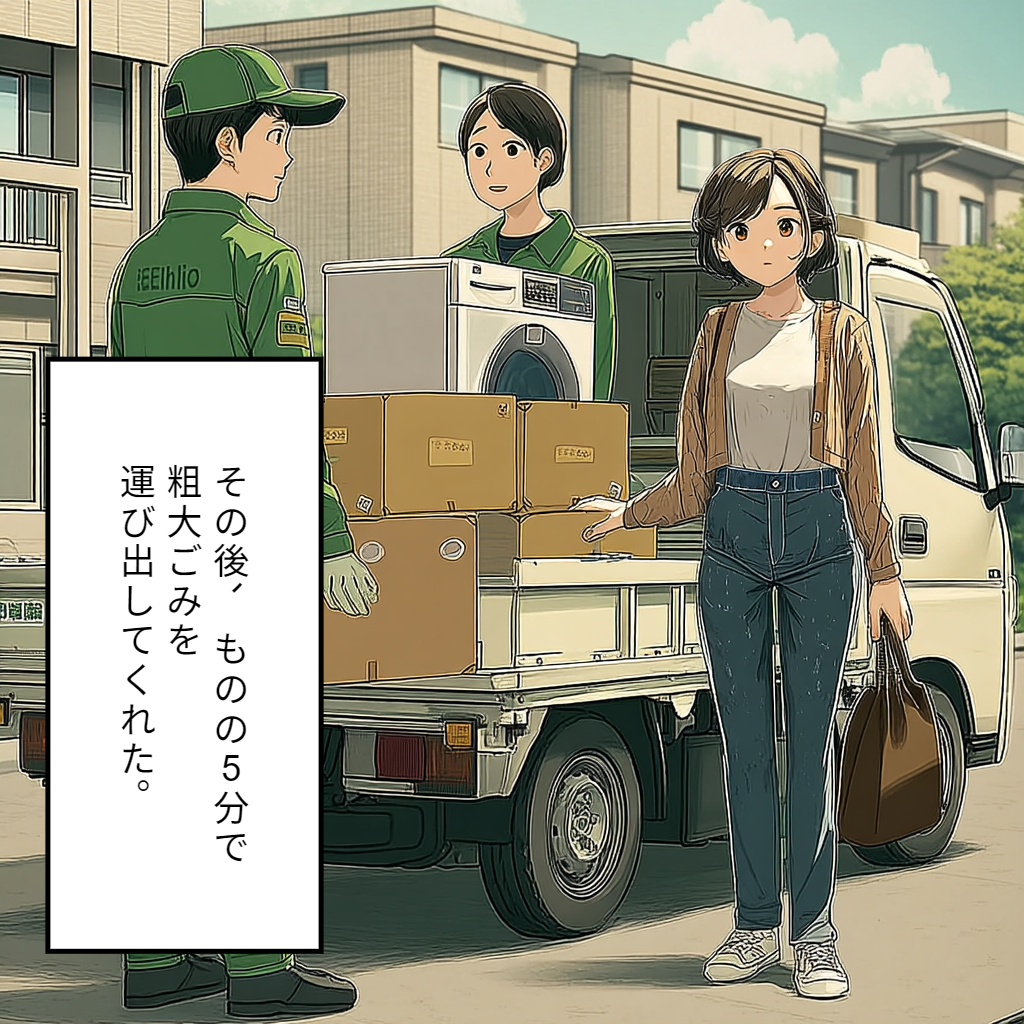 横浜市不用品回収隊 体験漫画 13枚目