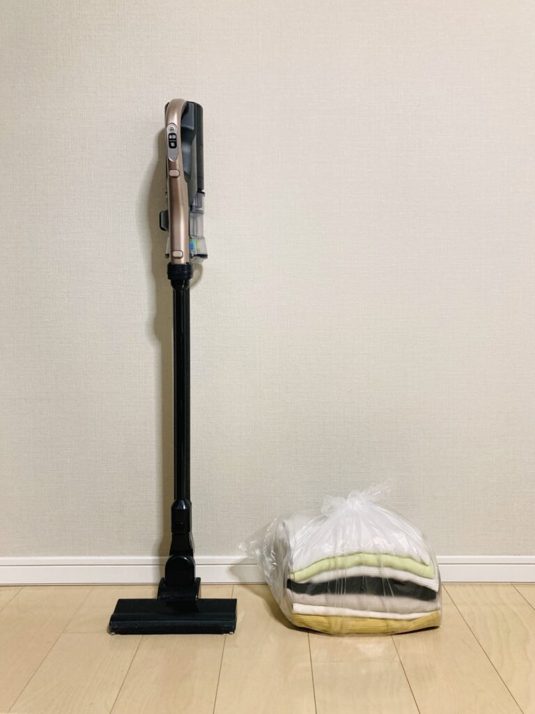 掃除機と衣類