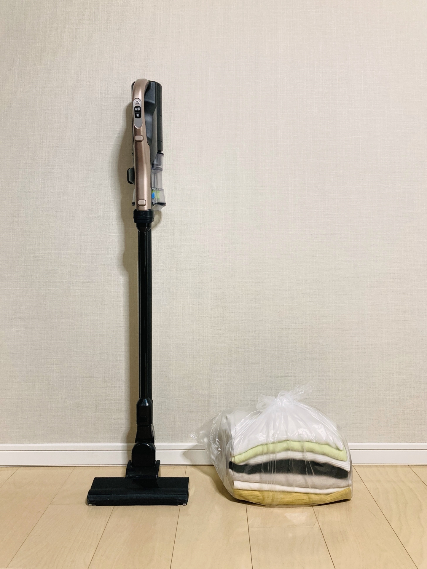 掃除機と衣類