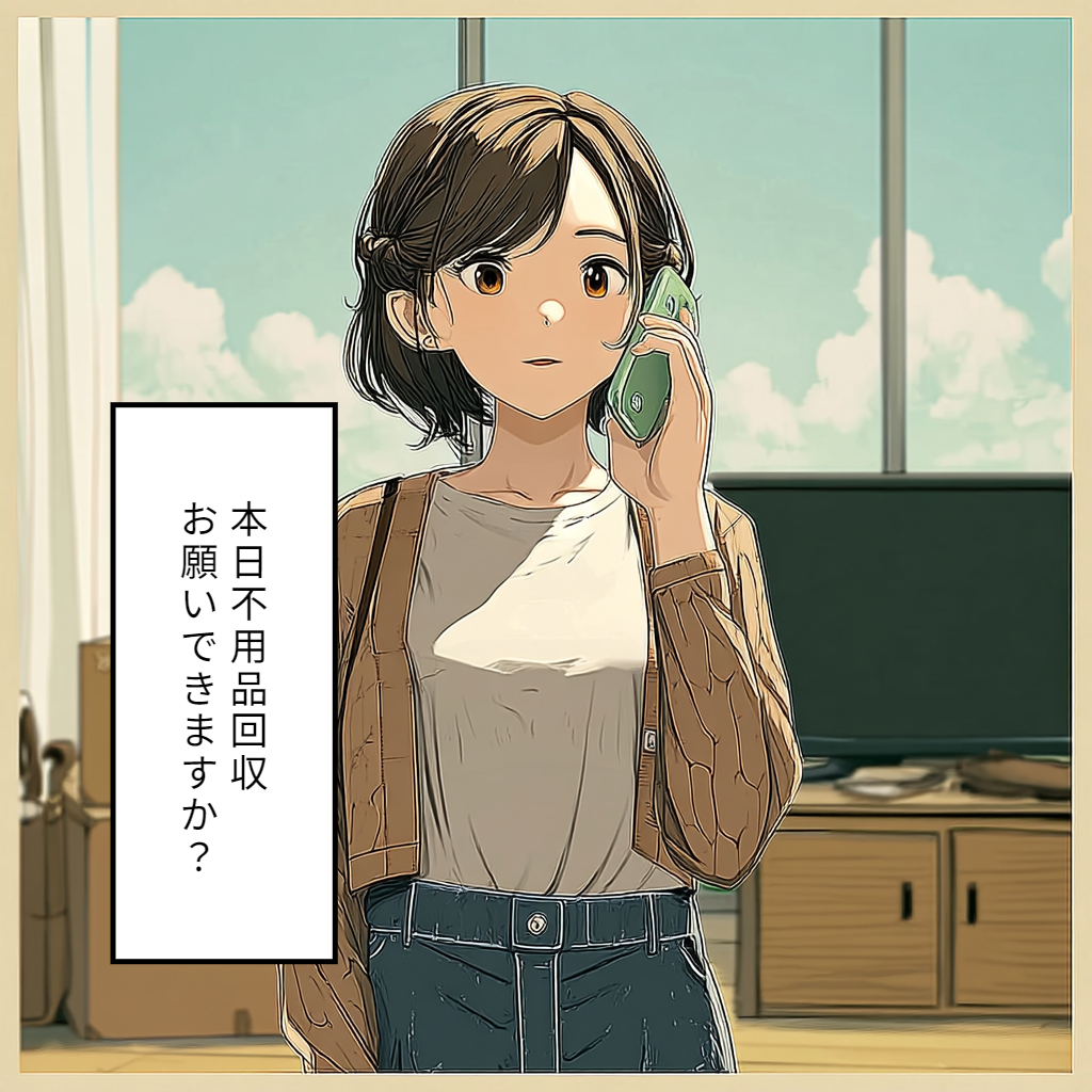 横浜市不用品回収隊 体験漫画 5枚目